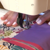 Sewing a zippered pocket