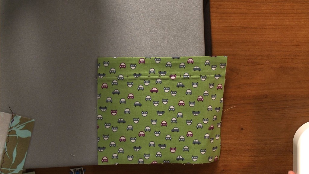 Small square of car fabric