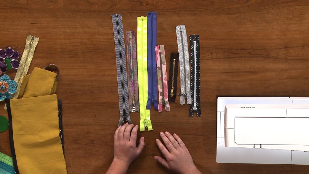Variety of zippers