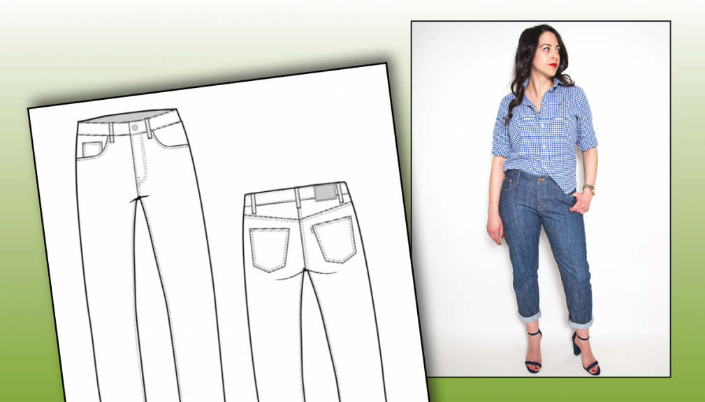Boyfriend jean pattern