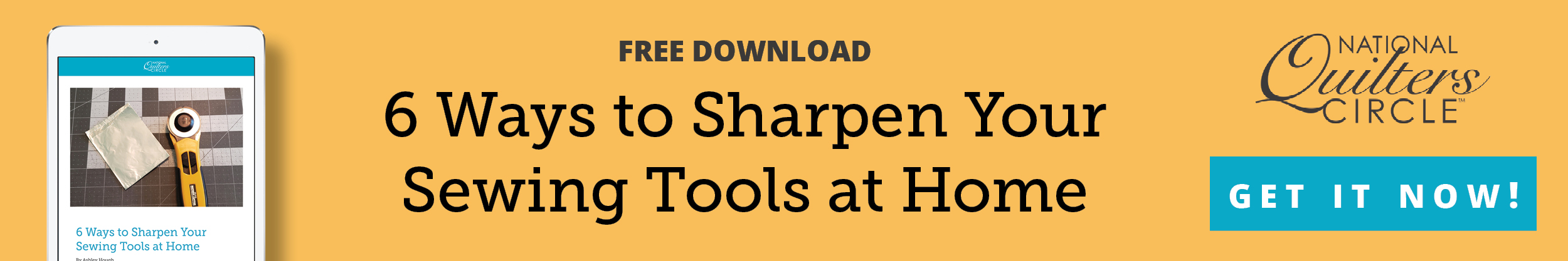 Sharpen Your Sewing Tools at Home