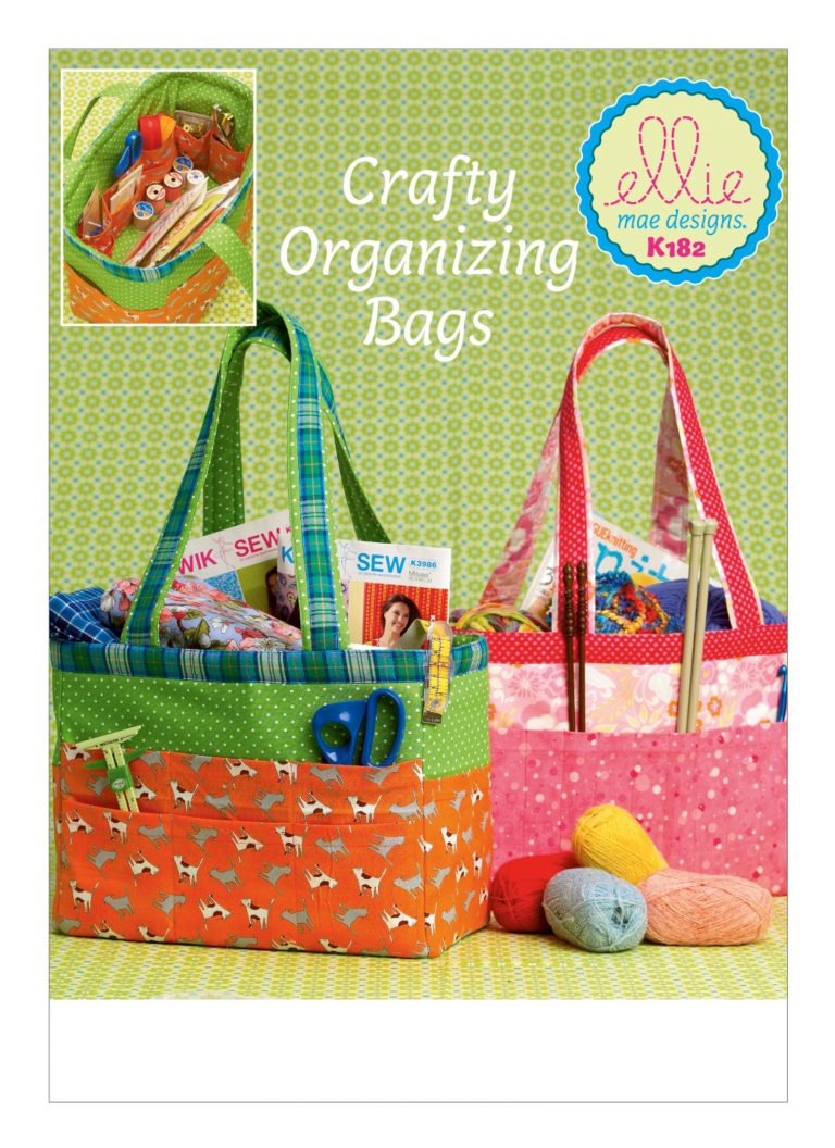 KWIK SEW Project Organizer Tote Bags Pattern National Sewing Circle