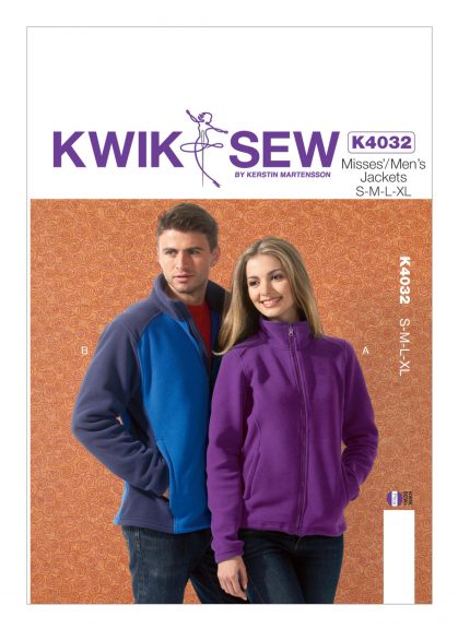 Kwik Set Men's and Women's stand-up collar jacket
