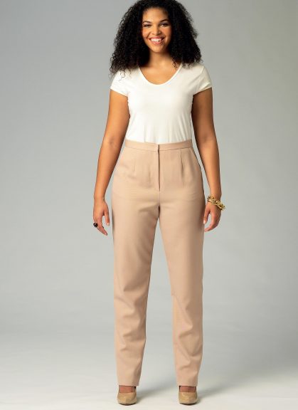 Front of tapered pants