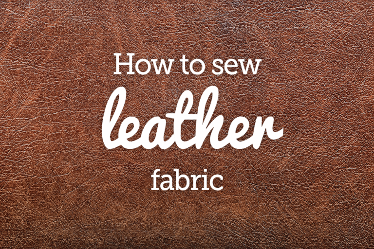 Sewing with Leather