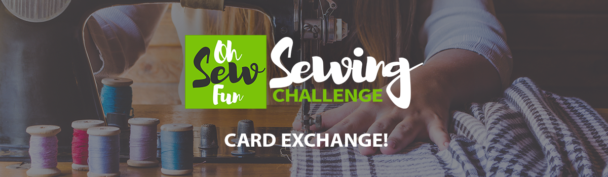 Card Exchange Sewing Challenge