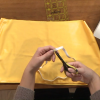 Adding elastic to a yellow skirt