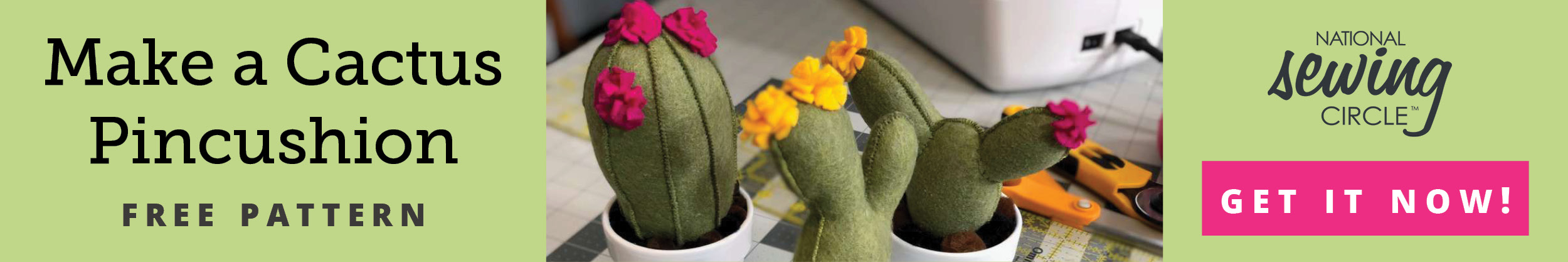 Make a cactus pincushion