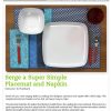 Serge a Super Simple Placemat and Napkin