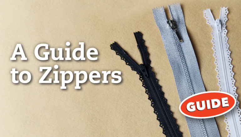 A Guide to Zippers