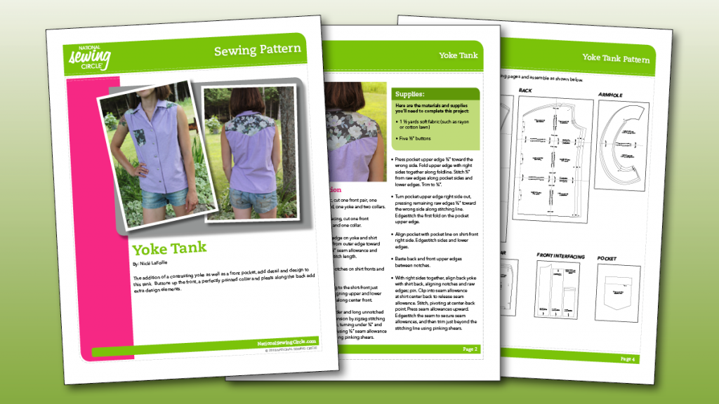 Yoke tank pattern