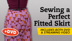 Sewing a fitted skirt