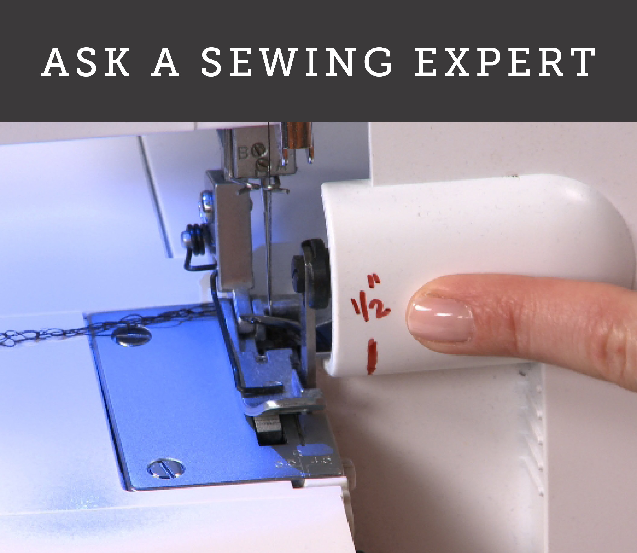 How to Change Seam Allowance on a Serger National Sewing Circle