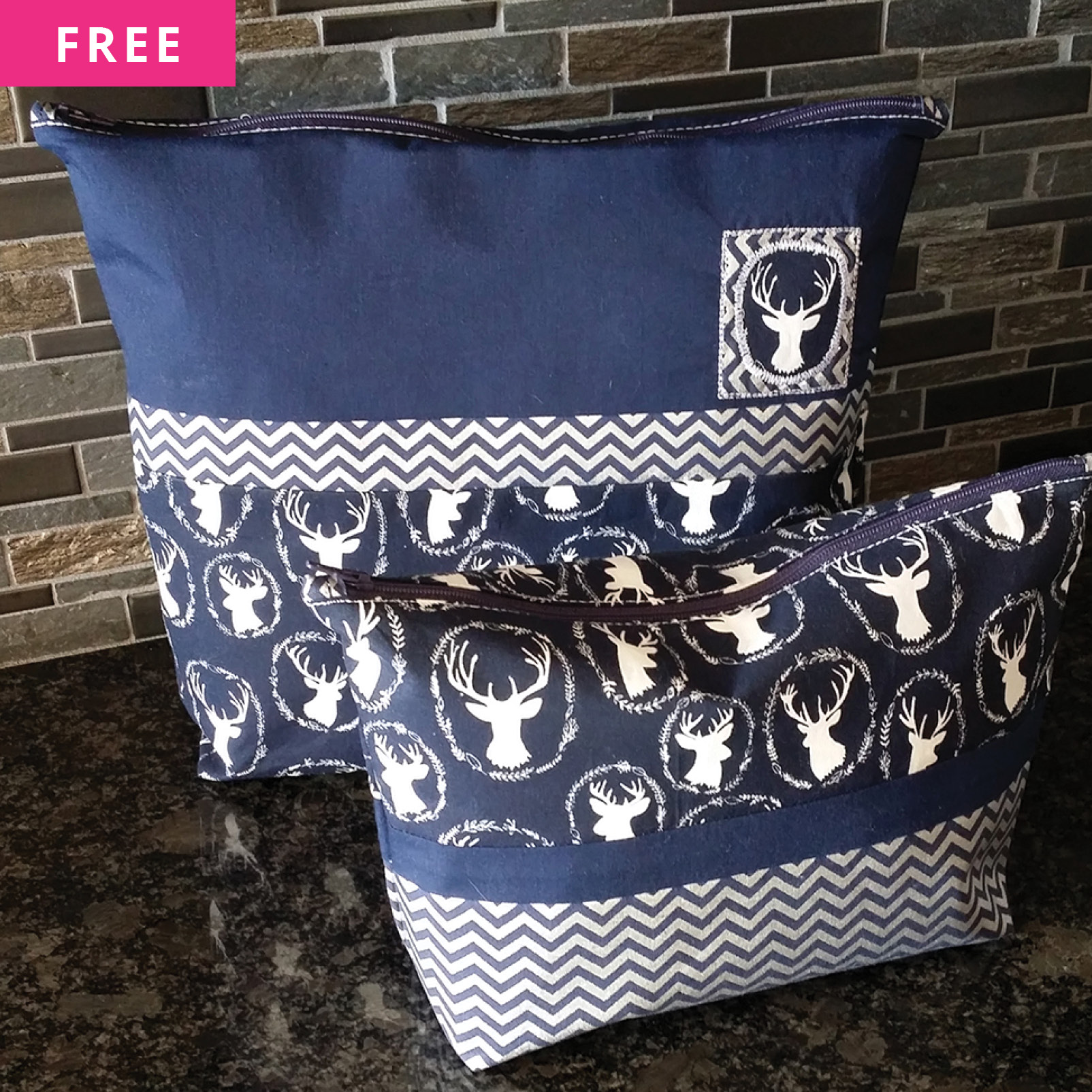 Free Sewing Pattern - Zippered Pouch