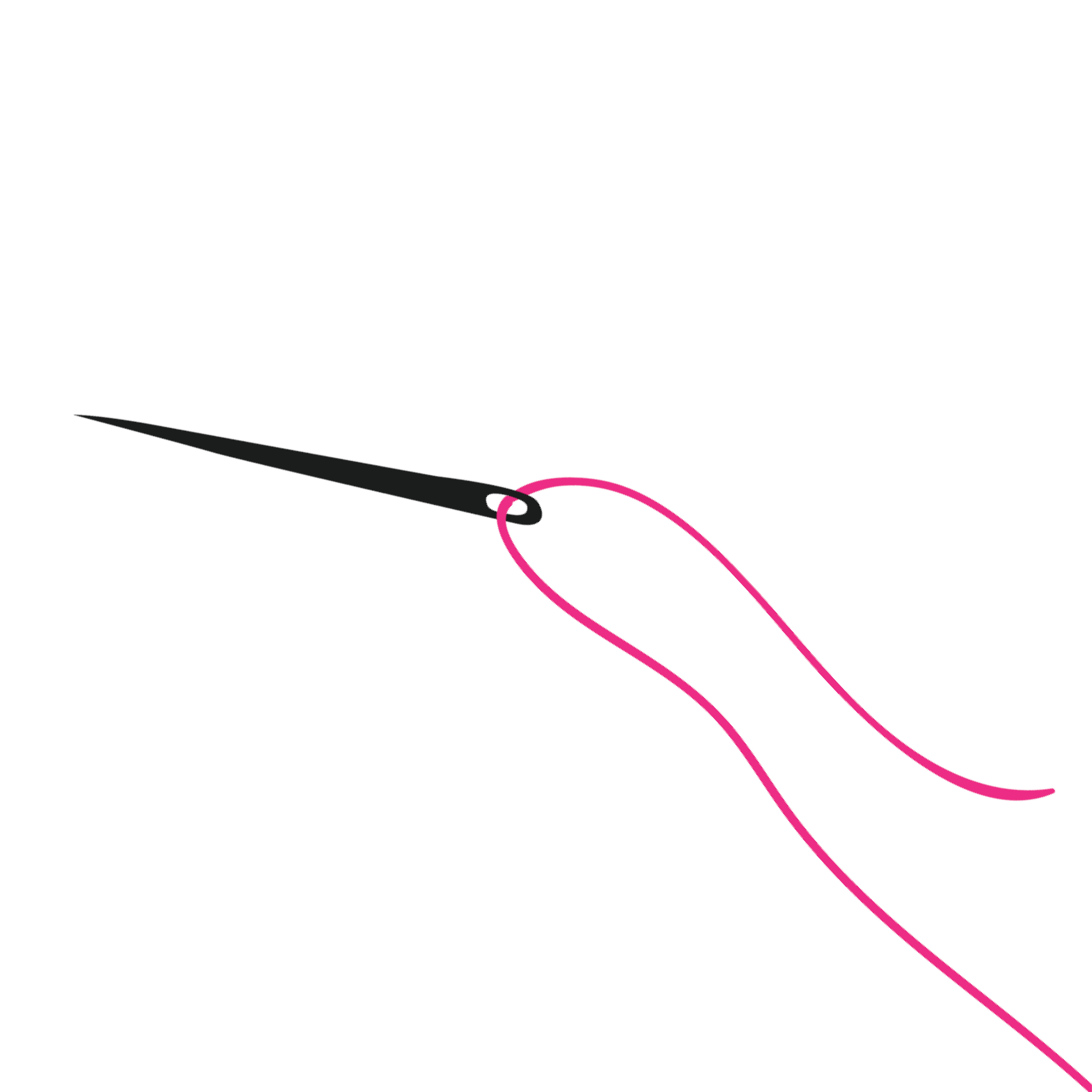 Threaded needle