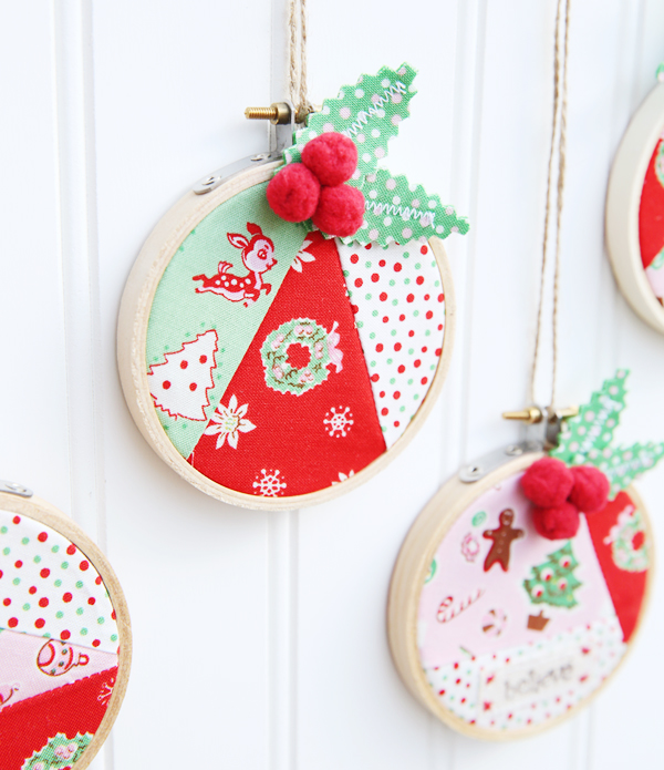 Little joys hoop ornaments