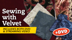 Sewing with Velvet DVD