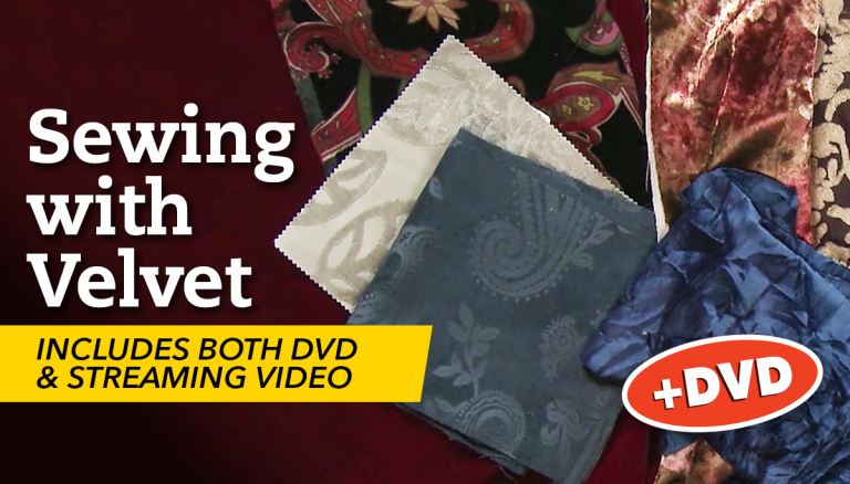 Sewing with Velvet Class + DVD