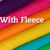 Rainbow colors of fleece