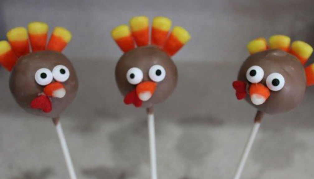 Turkey cake pops