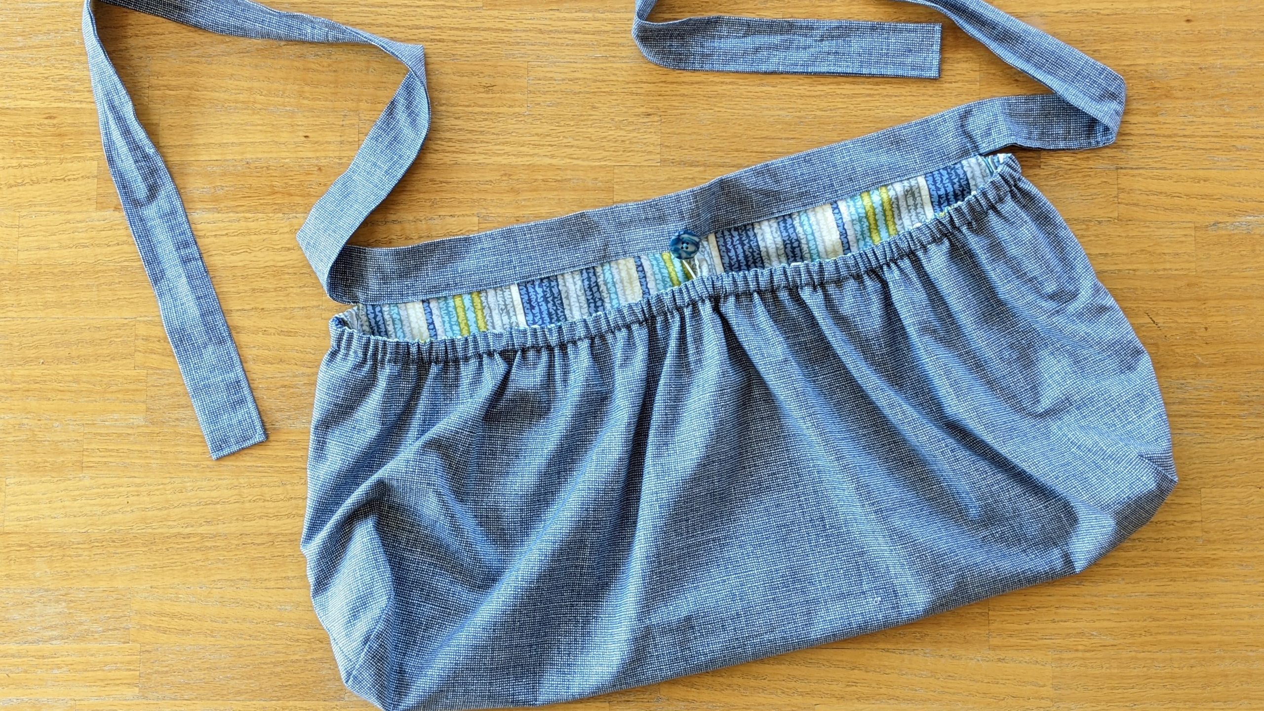 NSC GOLD Laminated Cotton Harvest Apron National Sewing Circle