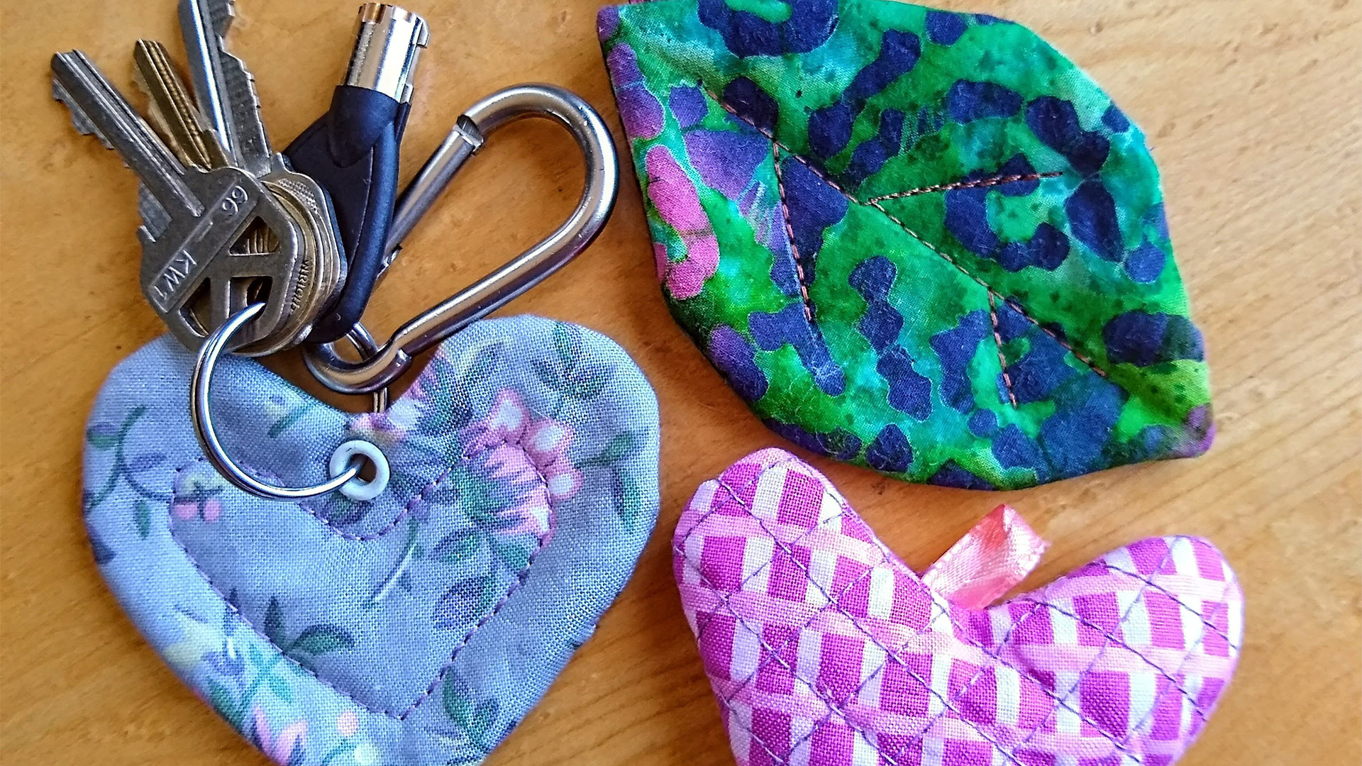 Free Sewing Pattern - Custom Keychain Charms