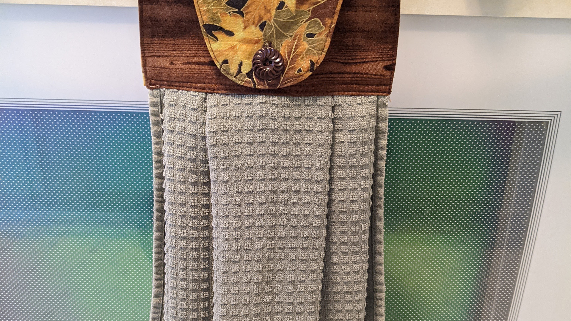 Free Sewing Pattern - Simple DIY Hanging Towel