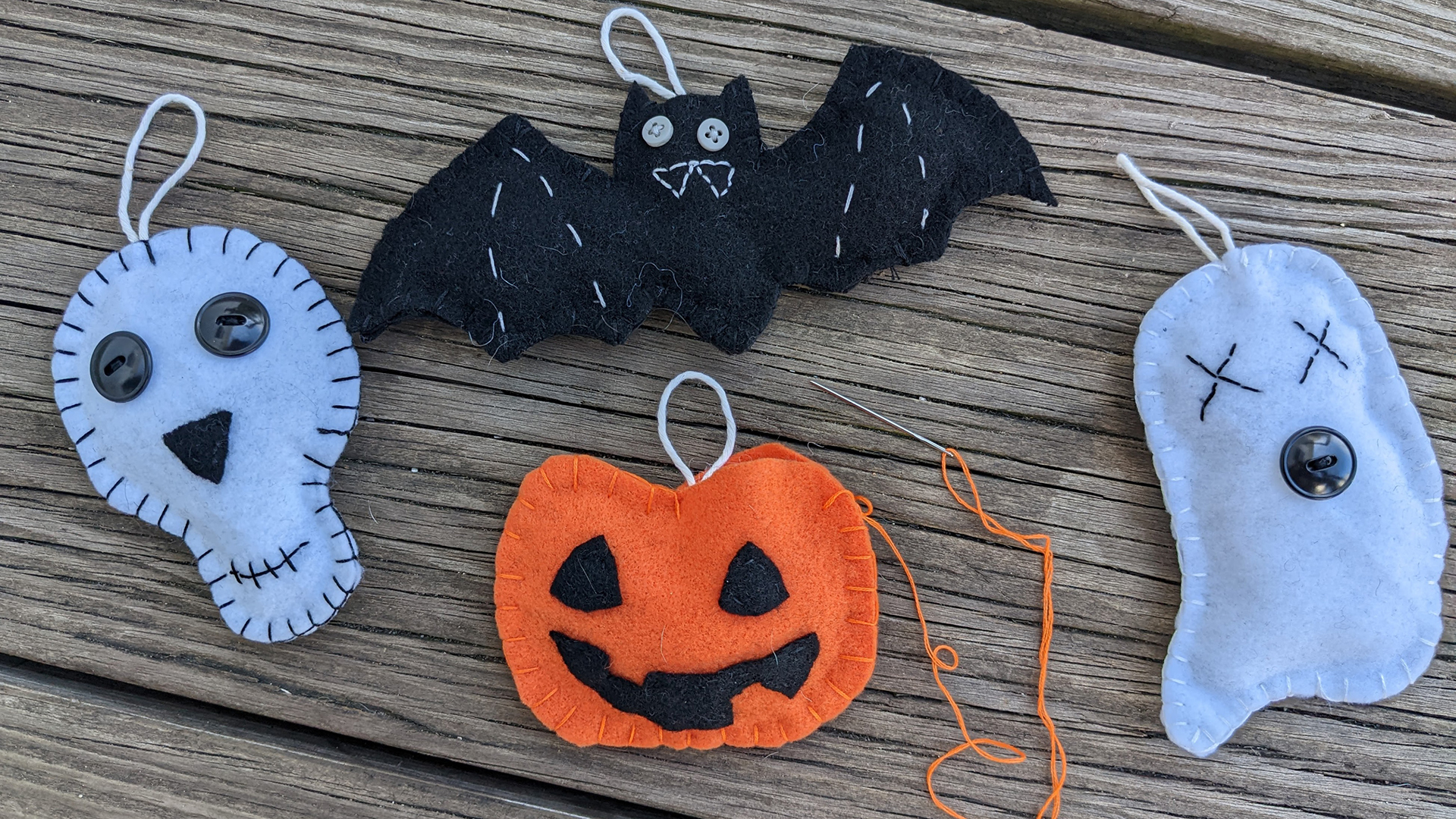 Free Sewing Pattern - Felt Halloween Decorations
