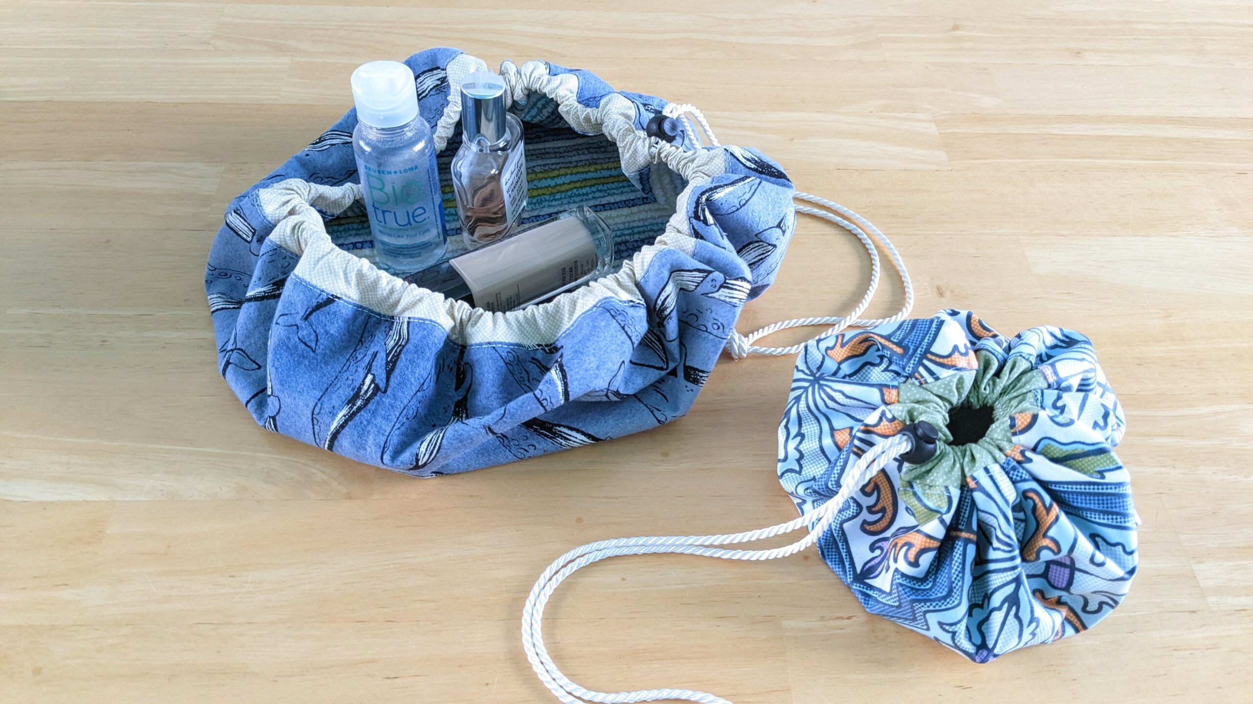 Circular Drawstring Pouch National Sewing Circle