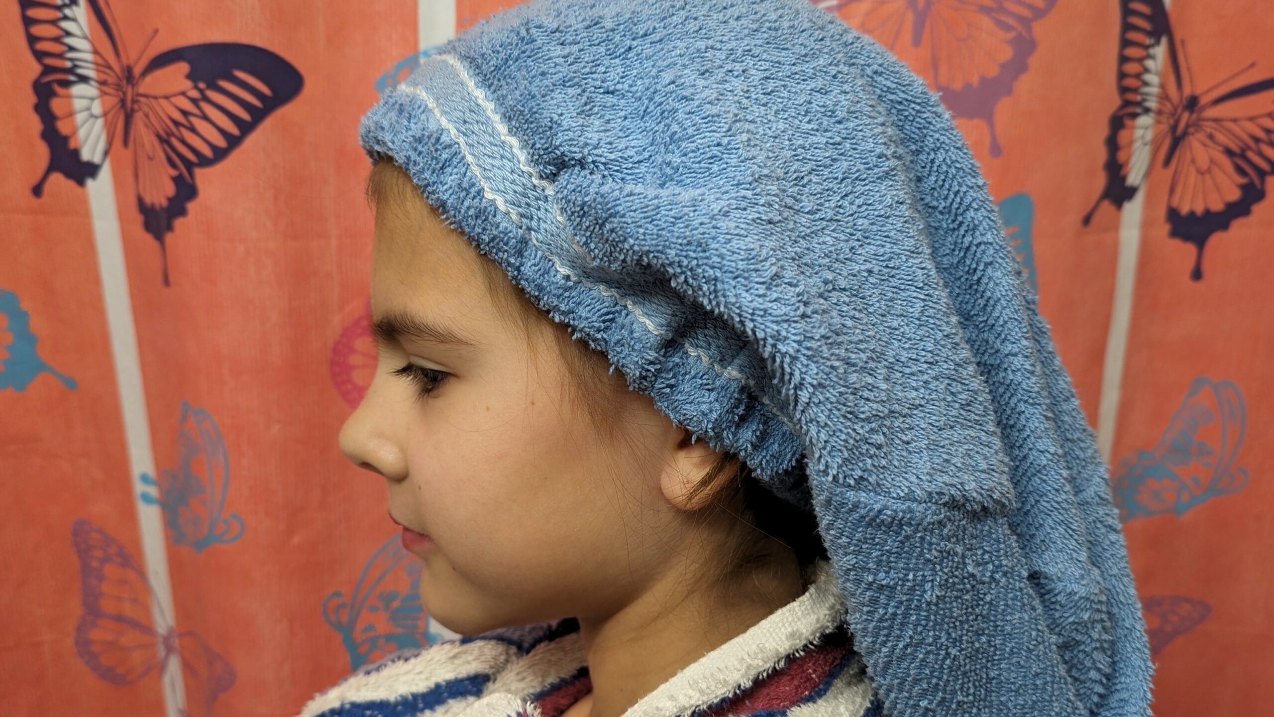 Bath towel online cap