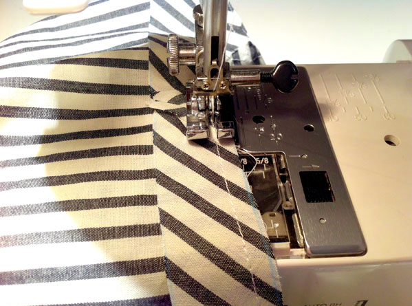 sewing along edge