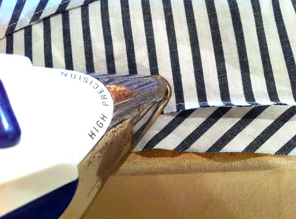ironing step 1