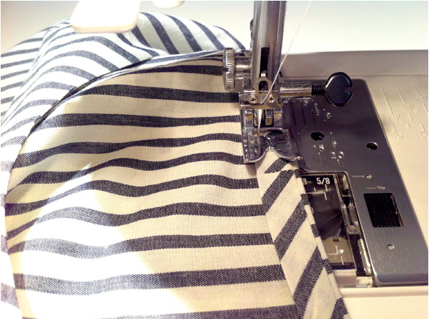 final sewing step