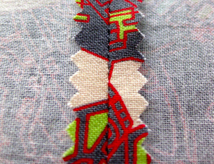 close up of seam 1