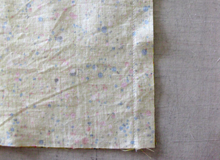 sewed section