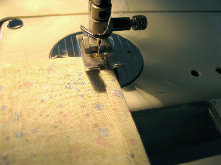 sewing folded edge