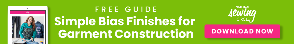 Download the written instructions for Simple Bias Finishes for Garment Construction