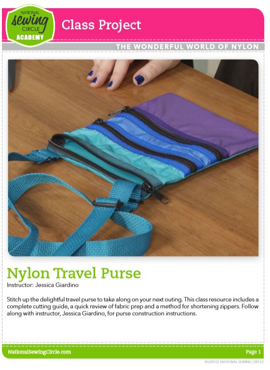 Nylon Travel Purse project