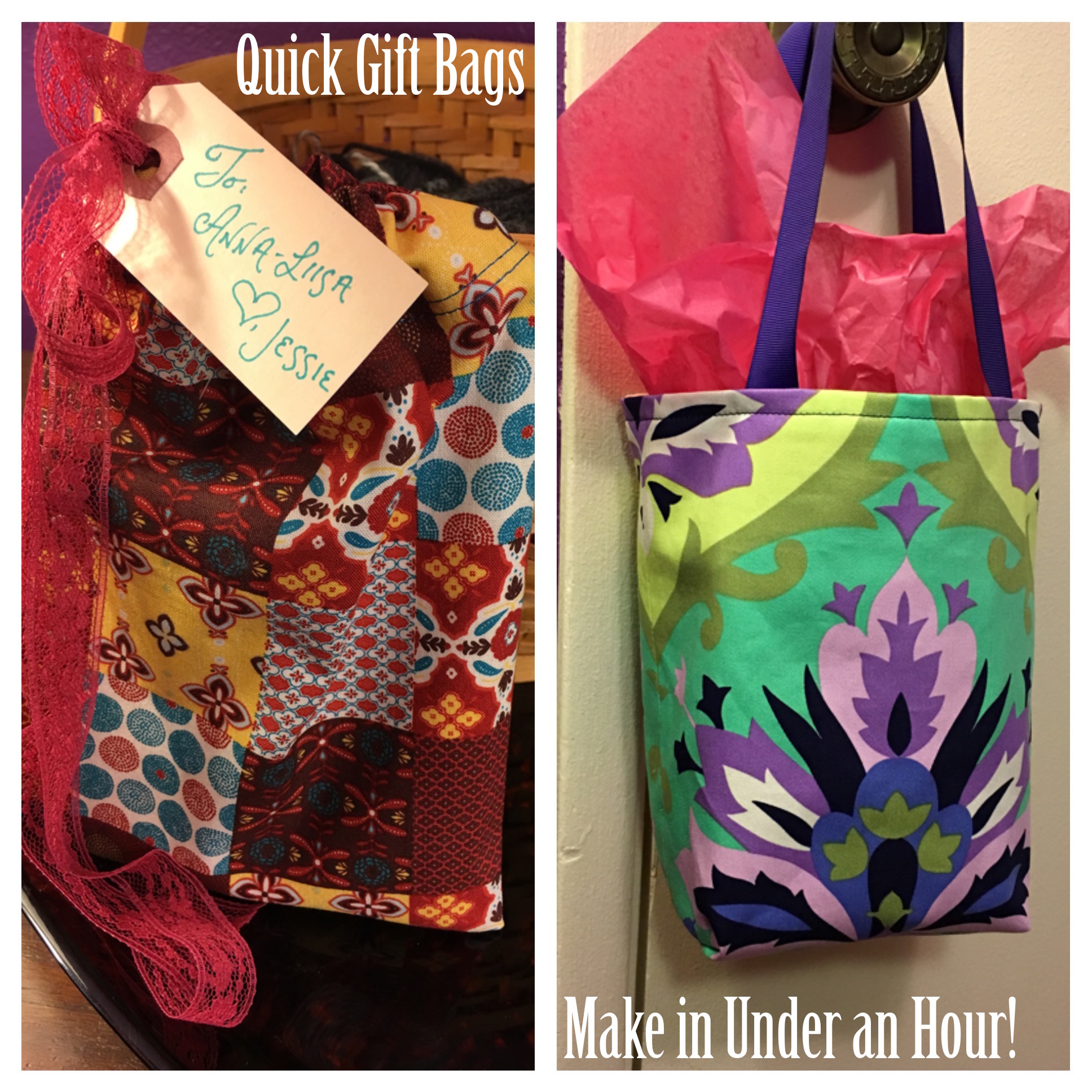 Quick gift bags