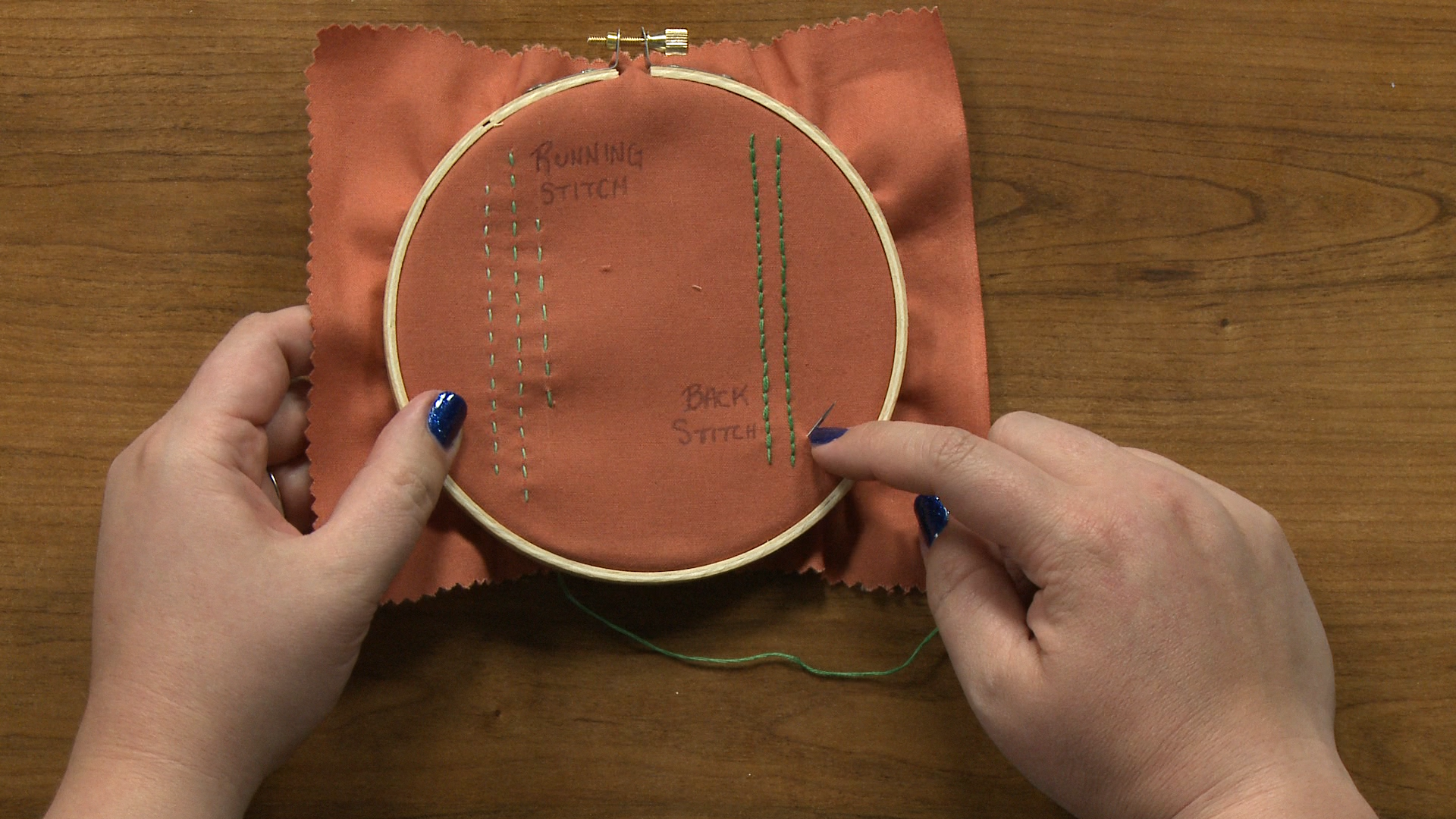 Session 5: Running Stitch & Back Stitch