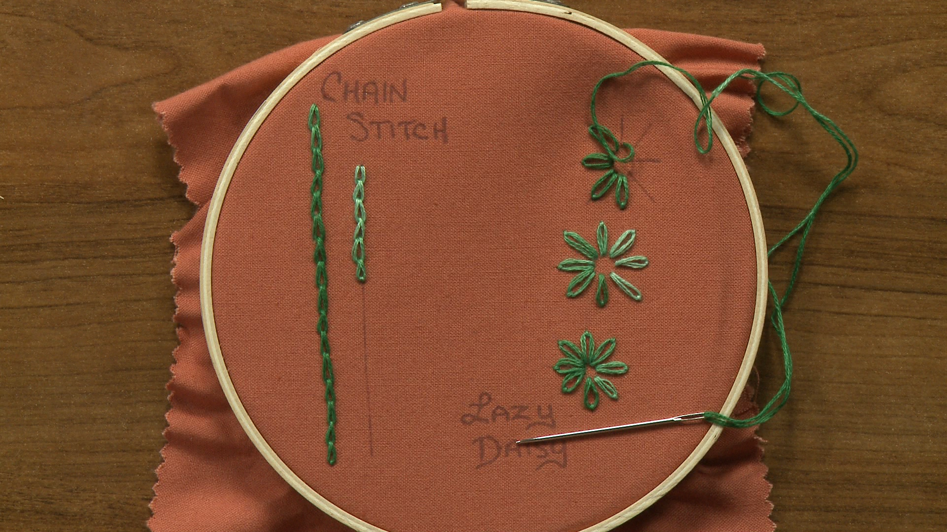 Session 7: Chain Stitch & Daisy Stitch