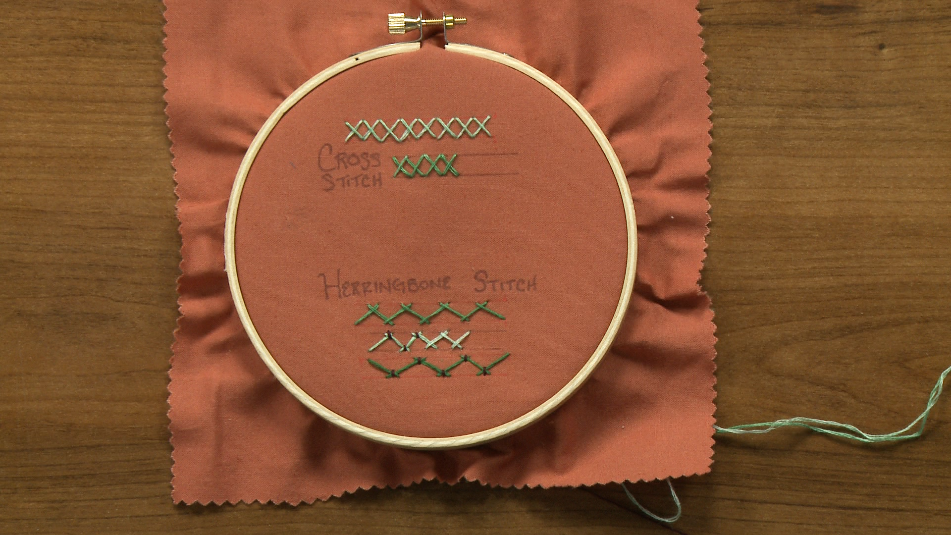 Session 8: Cross Stitch & Herringbone Stitch