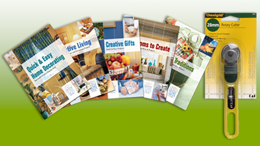 Creative Home Book Set + FREE Rotary Cutter