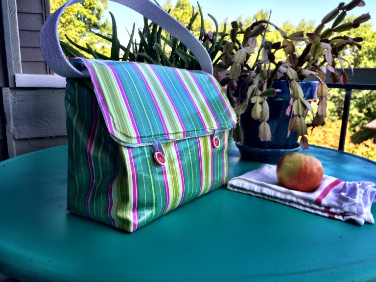Striped lunchbox