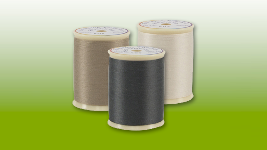 Three different colored threads