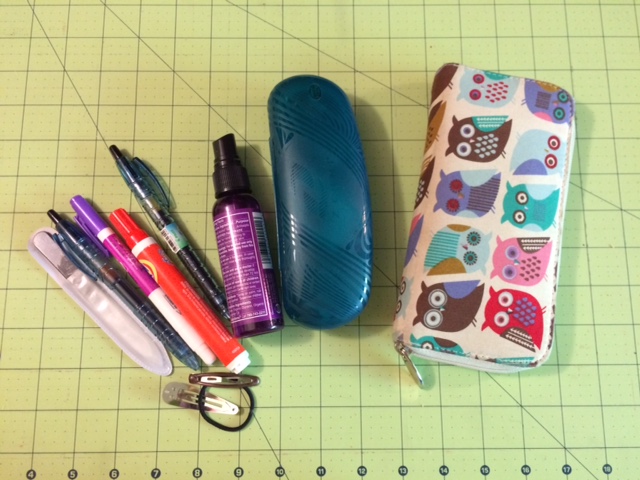 Owl fabric wallet and purse items