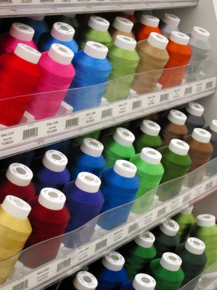 Colorful thread