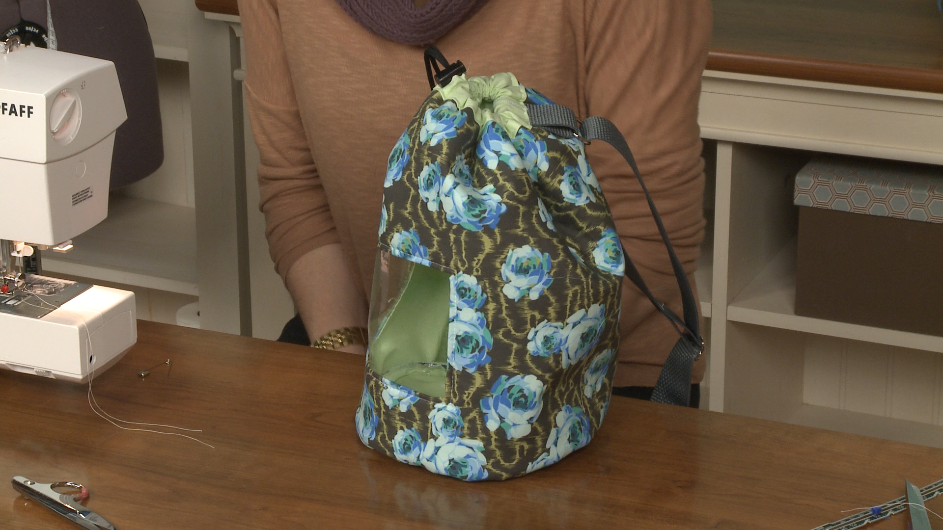 Flower fabric bag