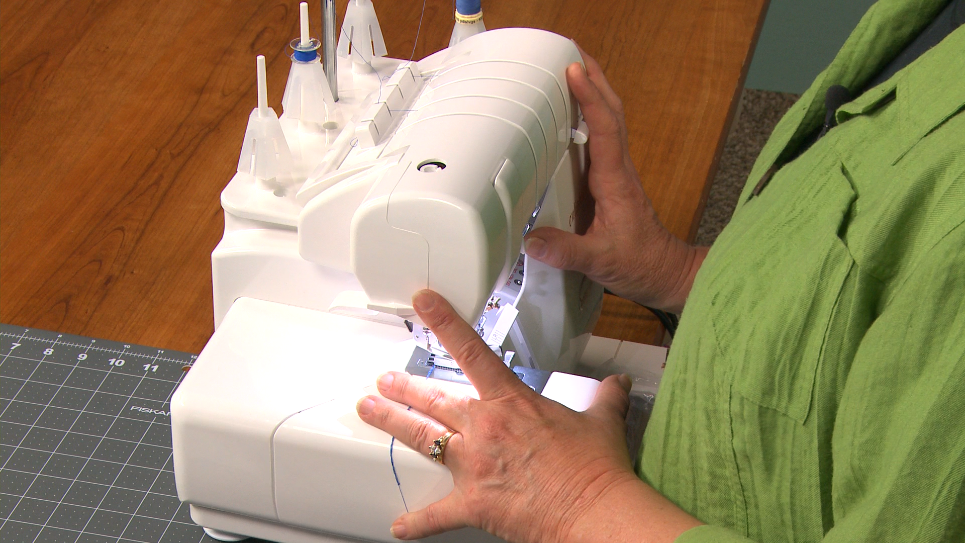 Using a serger