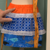 Toddler layered skirt